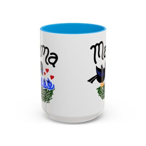 ☕ Mama Bird Color Accent Mug – Love From Above - Image 65
