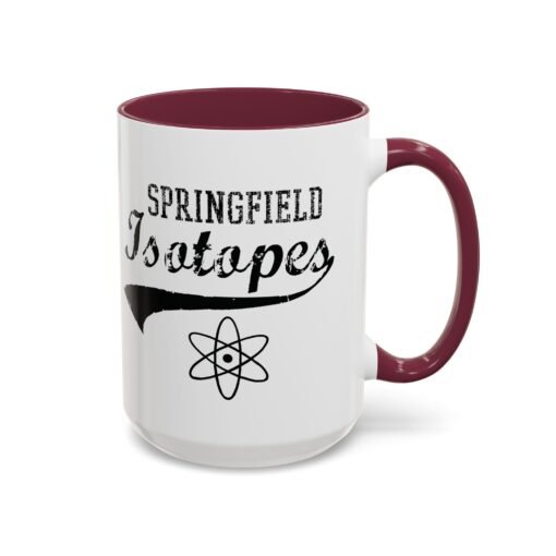 ⚾ Springfield Isotopes Accent Mug – Power Up Your Morning, Homer-Style - Image 74