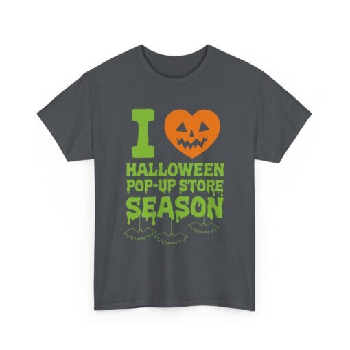 🎃🛍️ I Love Halloween Pop-Up Store Season Unisex T-Shirt – Spooky Shopping FTW - Image 18