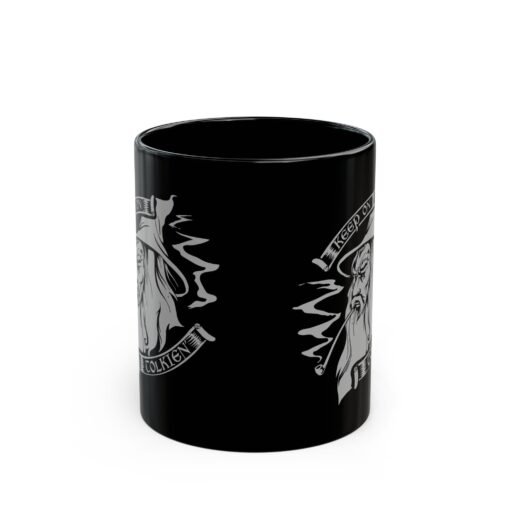 🧙‍♂️ Keep On Tolkien Black Mug – Wizard Wisdom in Every Sip - Image 2