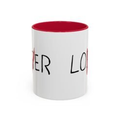 Alternative view of ☕ Loser / Lover Color Accent Mug – One Sip, Two Stories