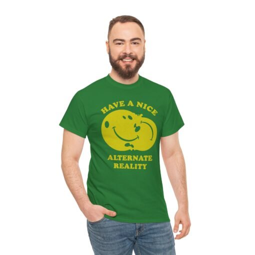 😊🌀 Alternate Reality Unisex T-Shirt – Smiles from Another Dimension - Image 3
