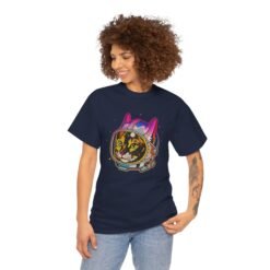 Alternative view of 🐱🚀 Space Cat Unisex T-Shirt – Paws Off, I'm on a Mission