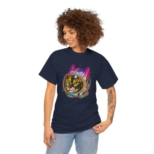 🐱🚀 Space Cat Unisex T-Shirt – Paws Off, I'm on a Mission - Image 2