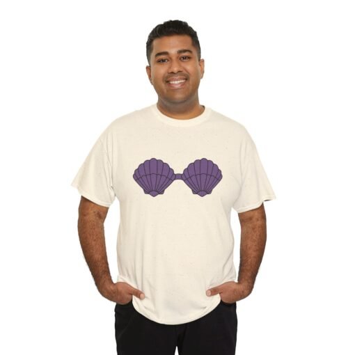 🧜‍♀️🐚 Mermaid Seashell Bra Costume Unisex T-Shirt – Shell Yeah! - Image 6