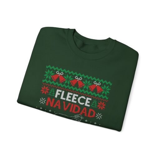 🐑🎄 Fleece Navidad Unisex Sweatshirt – Warm Wishes & Woolly Laughs - Image 9