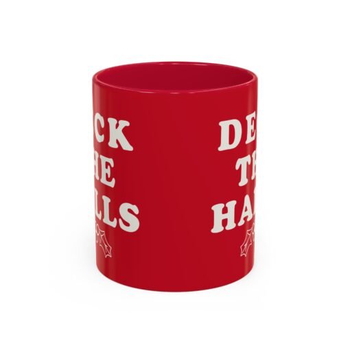 ☕ Deck the Halls Color Accent Mug – Sip Into the Season - Image 21