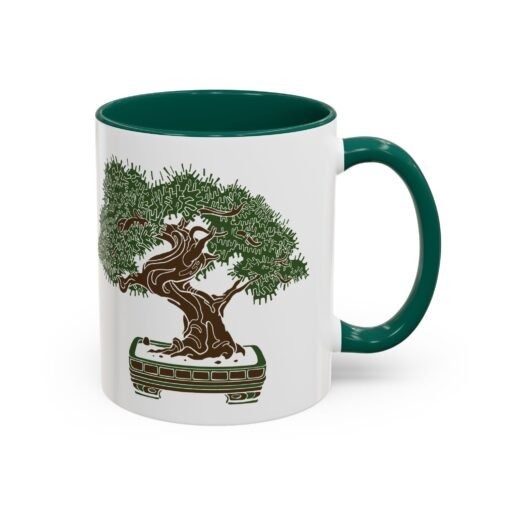 🌳 Bonsai Tree Accent Mug – Sip in Stillness - Image 3