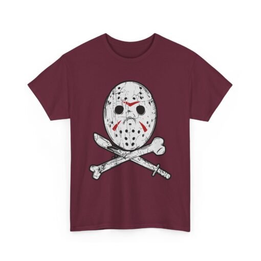 🏴‍☠️🔪 Camp Slasher Unisex T-Shirt – The Jolly Roger of Horror - Image 13