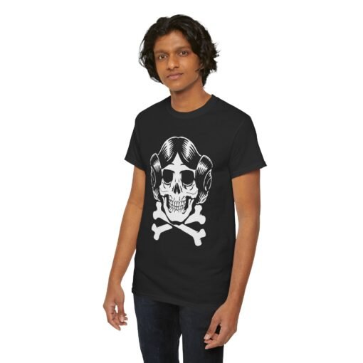 ☠️👸 Rebel Skull Unisex T-Shirt – Princess Power with a Dark Twist - Image 7