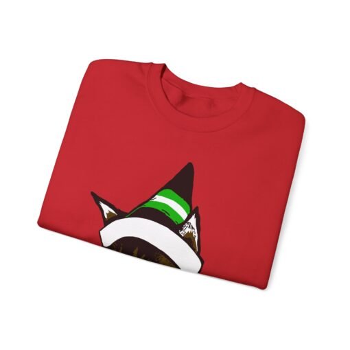 🐱🎄 Elf Kitten Unisex Sweatshirt – Cozy, Cute, and Full of Christmas Magic - Image 3