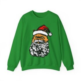 🎅🐱 Santa Claws Unisex Sweatshirt – Meowy and Bright