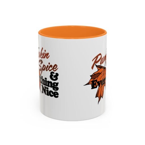 🎃☕ Pumpkin Spice & Everything Nice Accent Mug – Sip into Autumn - Image 9