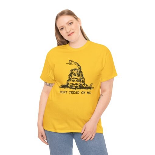 🐍💛 Gadsden Flag Unisex T-Shirt – Don’t Tread on Me - Image 4