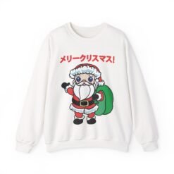 🎄 Kawaii Santa Unisex Sweatshirt – メリークリスマス, Cutified - Image 10