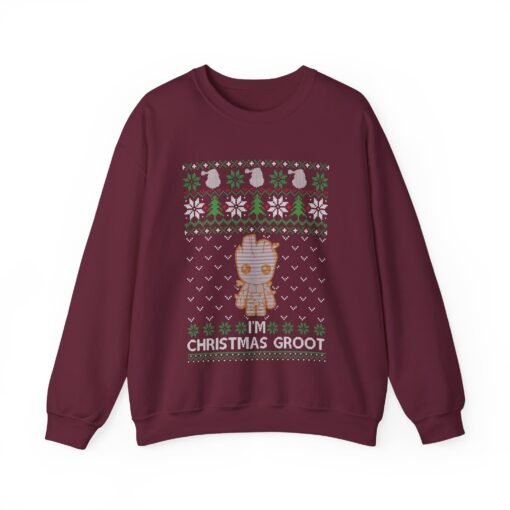 🌱🎄 Merry Grootmas Ugly Christmas Sweatshirt – Deck the Halls with Tiny Tree Joy - Image 11