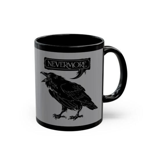 ☕ Nevermore Black Mug – Sip with a Touch of the Macabre
