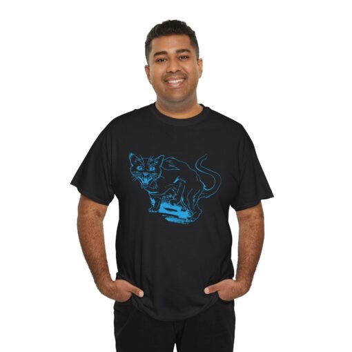 🐾🖤 Hissing Black Cat Unisex T-Shirt – Fierce, Feline, and Full of Attitude - Image 6