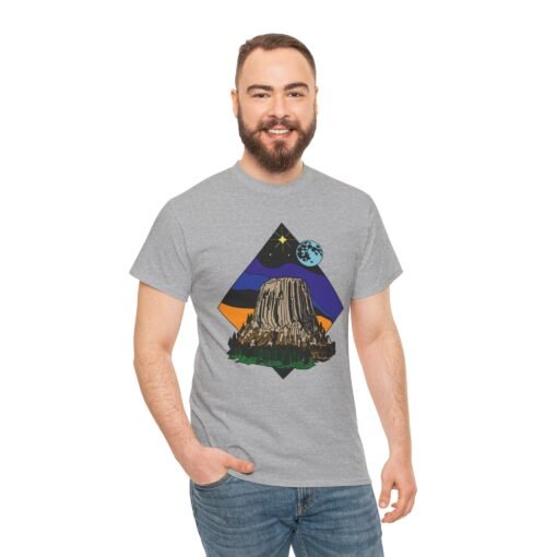 🗻🔥 Devil’s Tower Unisex T-Shirt – Mysterious Monument, Legendary Vibes - Image 4
