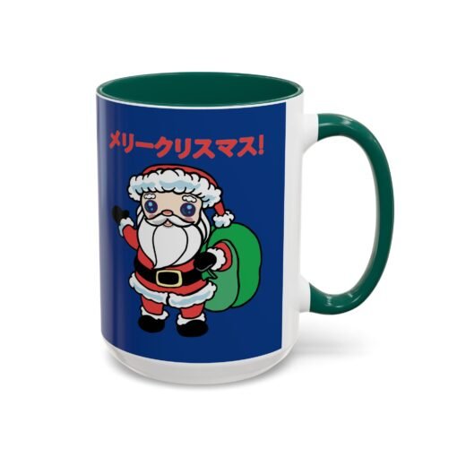 ☕ Kawaii Santa Color Accent Mug – メリークリスマス with Every Sip - Image 34