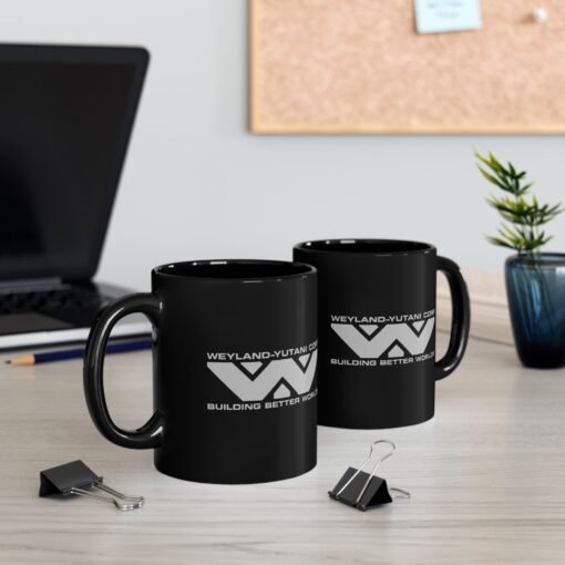 👽☕ Weyland-Yutani Corp Black Mug – Building Better Worlds, One Sip at a Time - Image 5