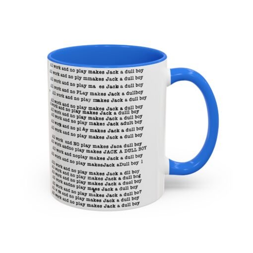 ☕ All Work and No Play Color Accent Mug – A Sip of Madness - Image 14