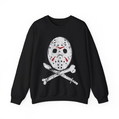 🏴‍☠️🔪 Camp Slasher Unisex Sweatshirt – Classic Horror, Killer Comfort