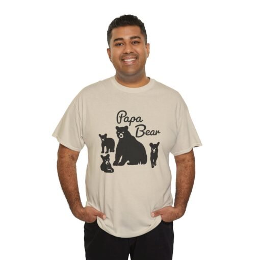 🐻👕 Papa Bear Unisex T-Shirt – Leading the Pack in Style - Image 5