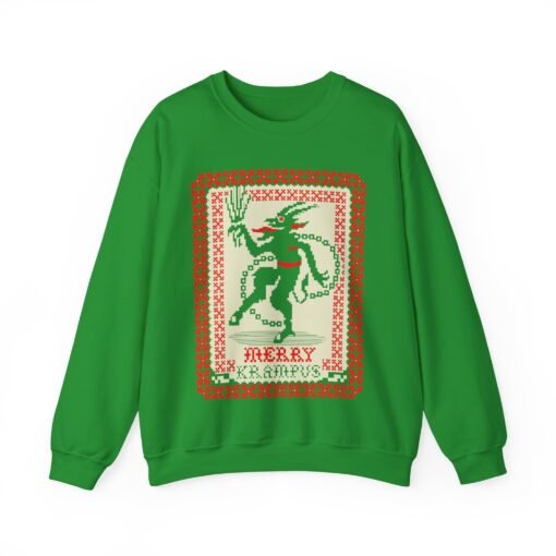 🎄👹 Merry Krampus Unisex Sweatshirt – Cozy, Creepy, Claus’s Worst Nightmare - Image 12