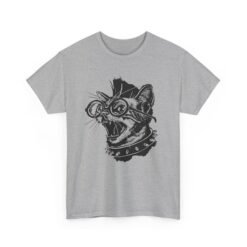 😼🎸 Punk Rock Cat Unisex T-Shirt – Feline With Attitude