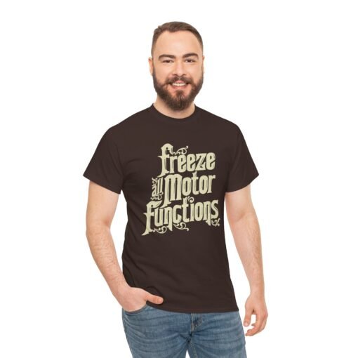 🤖🧠 Freeze All Motor Functions Unisex T-Shirt – Glitch in Style - Image 6