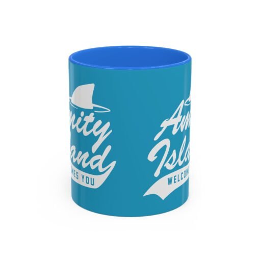 🦈 Amity Island Color Accent Mug – Welcomes You (and the Shark) - Image 13
