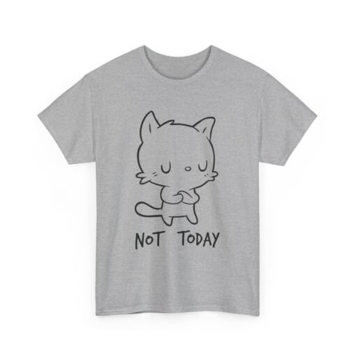 😾🛑 Not Today Unisex T-Shirt – Cattitude Activated - Image 14