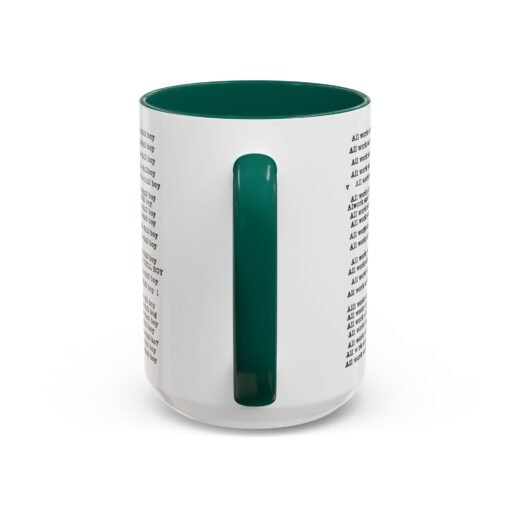 ☕ All Work and No Play Color Accent Mug – A Sip of Madness - Image 63