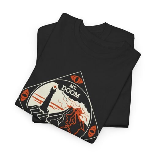 🔥 Mount Doom & Eye of Sauron Unisex T-Shirt – Dark Style, Epic Power - Image 6