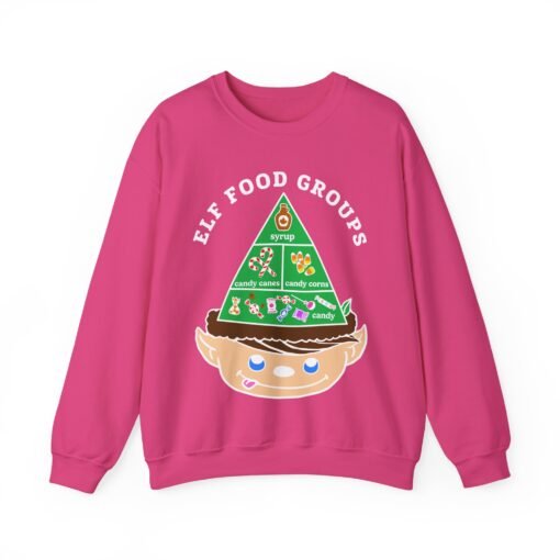 🍬 Elf Food Groups Unisex Sweatshirt – Warm, Whimsical, and Loaded with Sugar - Image 13