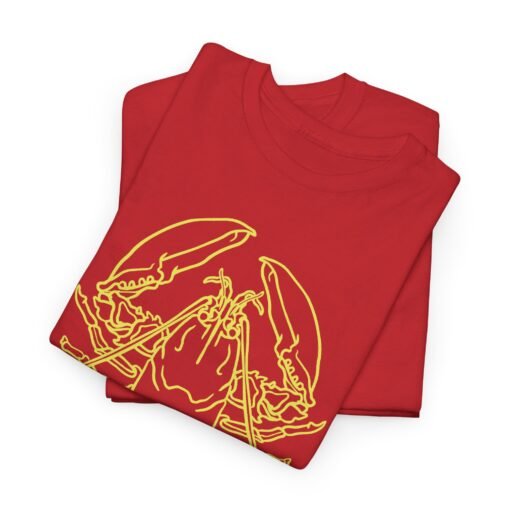 🦞 Outlined Lobster Unisex T-Shirt – Simple, Bold, and a Little Bit Snappy - Image 4