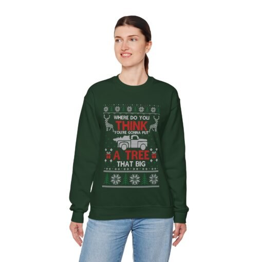 🚛🎄 Big Tree Energy Unisex Sweatshirt – Holiday Haulin’ in Style - Image 8