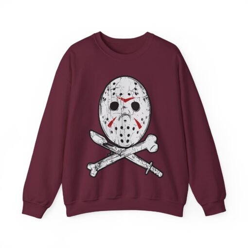 🏴‍☠️🔪 Camp Slasher Unisex Sweatshirt – Classic Horror, Killer Comfort - Image 7