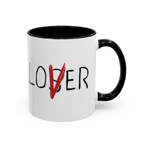 ☕ Loser / Lover Color Accent Mug – One Sip, Two Stories - Image 6