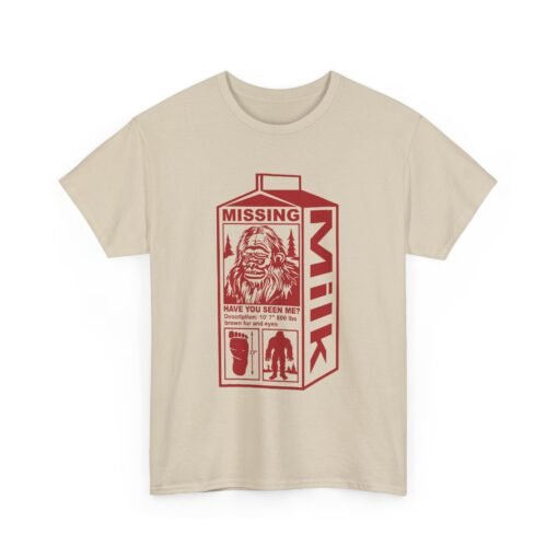🦶🥛 Missing Bigfoot Unisex T-Shirt – Legendary Laughs in Every Sip - Image 10