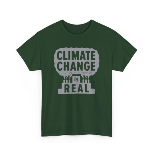 🌍💨 Climate Change Is Real Unisex T-Shirt – A Message in the Smoke - Image 16