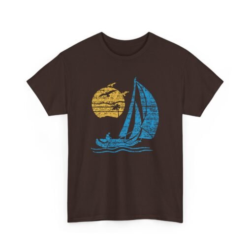 ⛵🌞 Retro Sail & Sun Unisex T-Shirt – Catch the Breeze, Keep the Vibes - Image 13