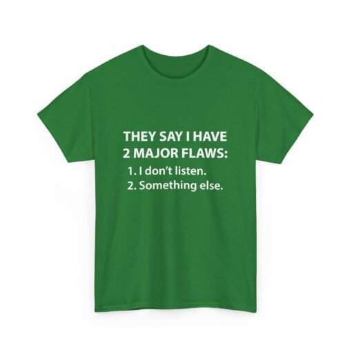 😆👕 Two Major Flaws Unisex T-Shirt – Wait, What Was #2? - Image 13