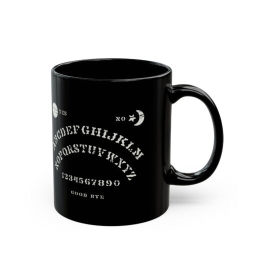 ☕🔮 Ouija Board Black Mug – Sip with a Spirit of Mystery - Image 4