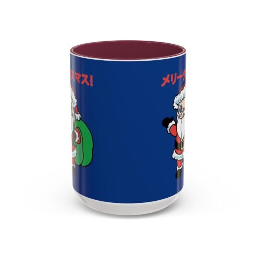 ☕ Kawaii Santa Color Accent Mug – メリークリスマス with Every Sip - Image 37