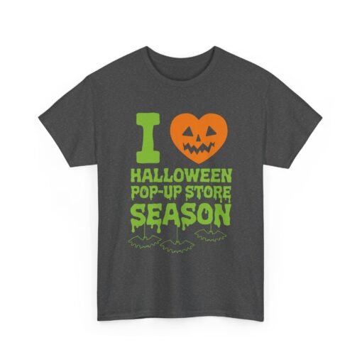 🎃🛍️ I Love Halloween Pop-Up Store Season Unisex T-Shirt – Spooky Shopping FTW - Image 17