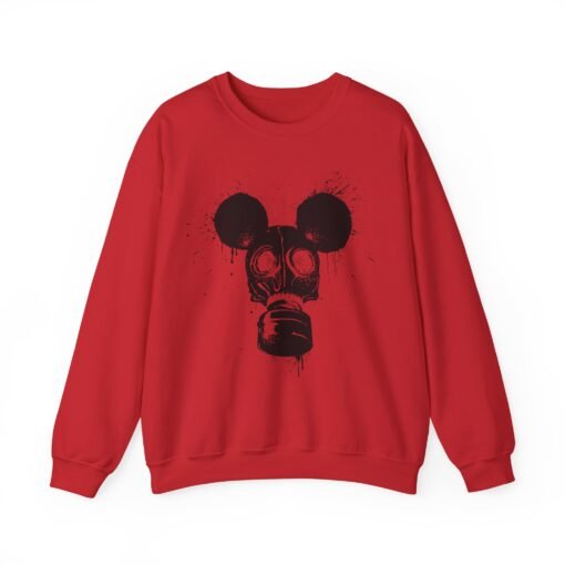 🐭☣️ Gas Mask Mouse Unisex Sweatshirt – Soft, Strange, and Slightly Sinister - Image 24