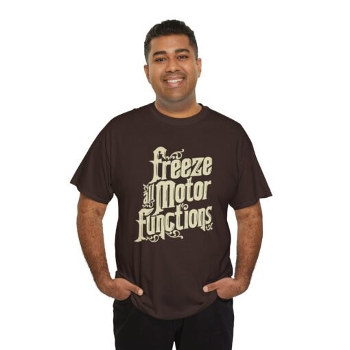 🤖🧠 Freeze All Motor Functions Unisex T-Shirt – Glitch in Style - Image 7