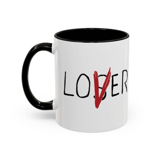 ☕ Loser / Lover Color Accent Mug – One Sip, Two Stories - Image 8